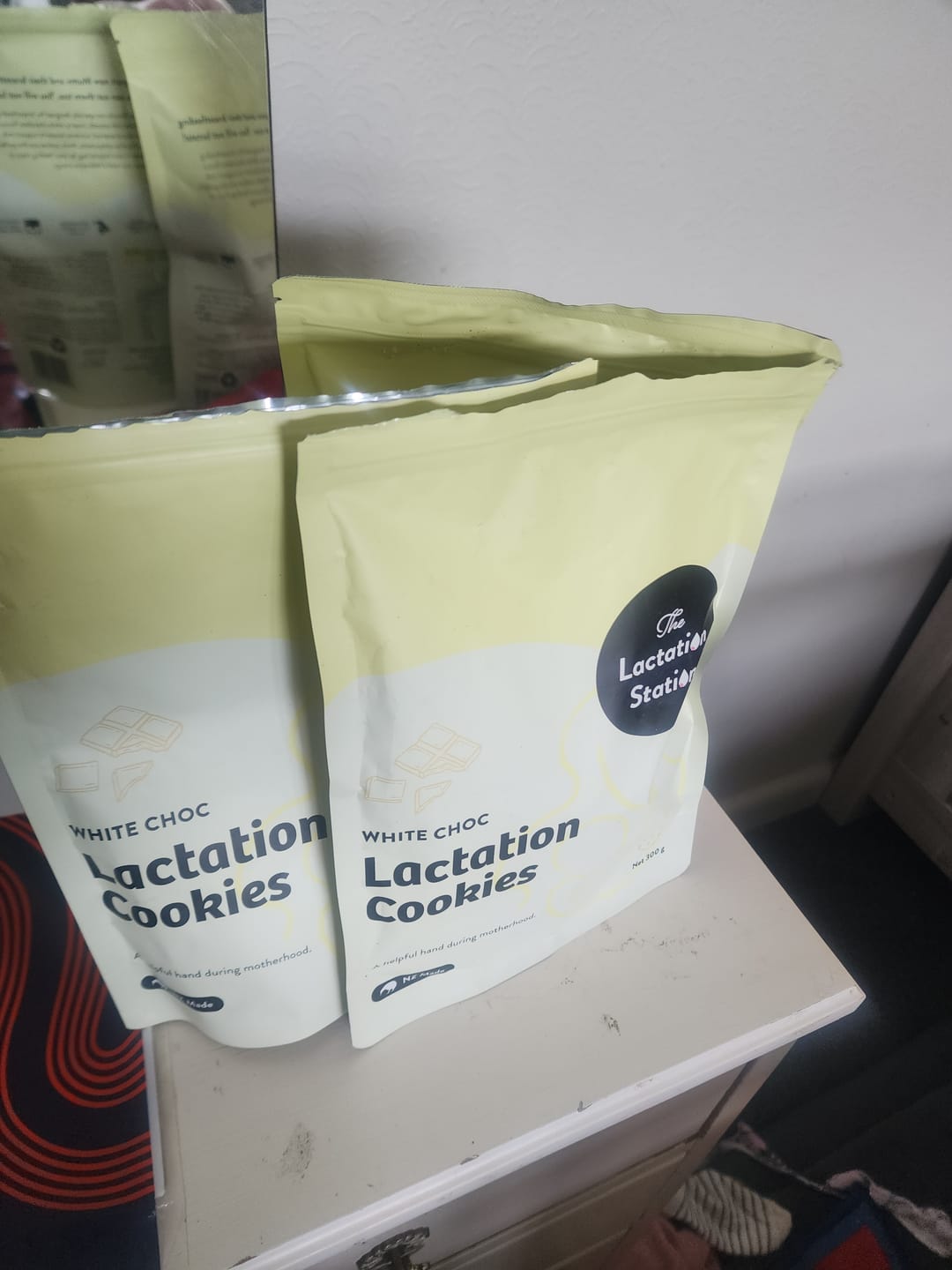 Customer photo review of White Choc Lactation Cookies