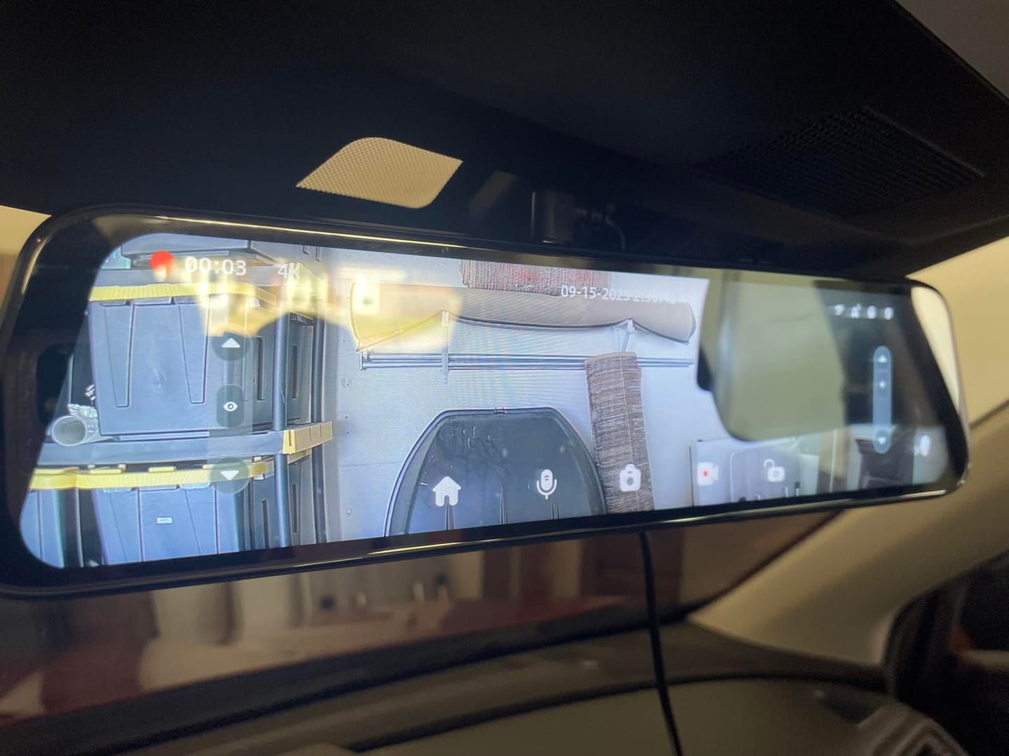 Customer photo review of 10" Elite | 4K Front + 2K Rear Smart Streaming Mirror