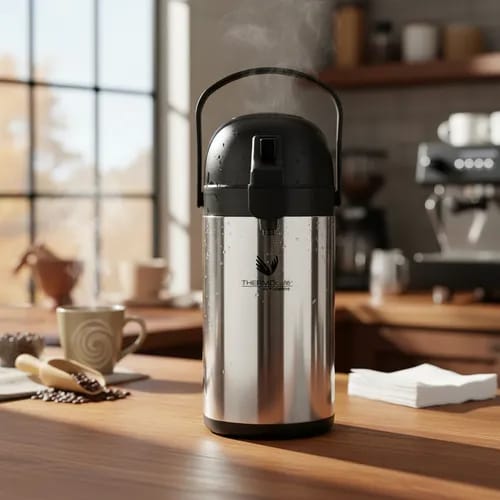 Customer photo review of TERMO SIFÓN DE VIDRIO 1.5LT COLOR ACERO