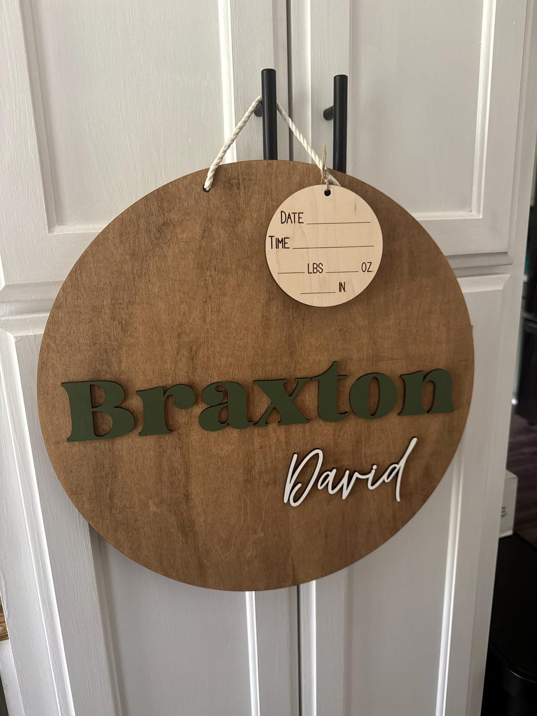 Customer photo review of Hospital Door Hanger - Lucas Blake