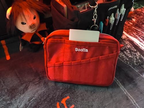 Customer photo review of Soolla® Studio Pouch, Sangria