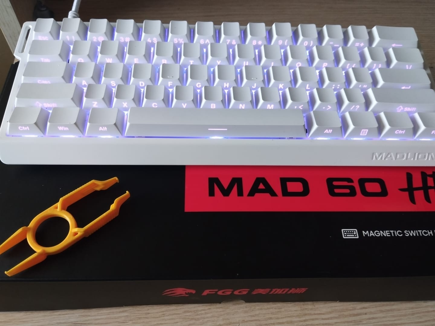 Customer photo review of FGG Madlions MAD60/68 Klavye (Manyetik Switch / HE)
