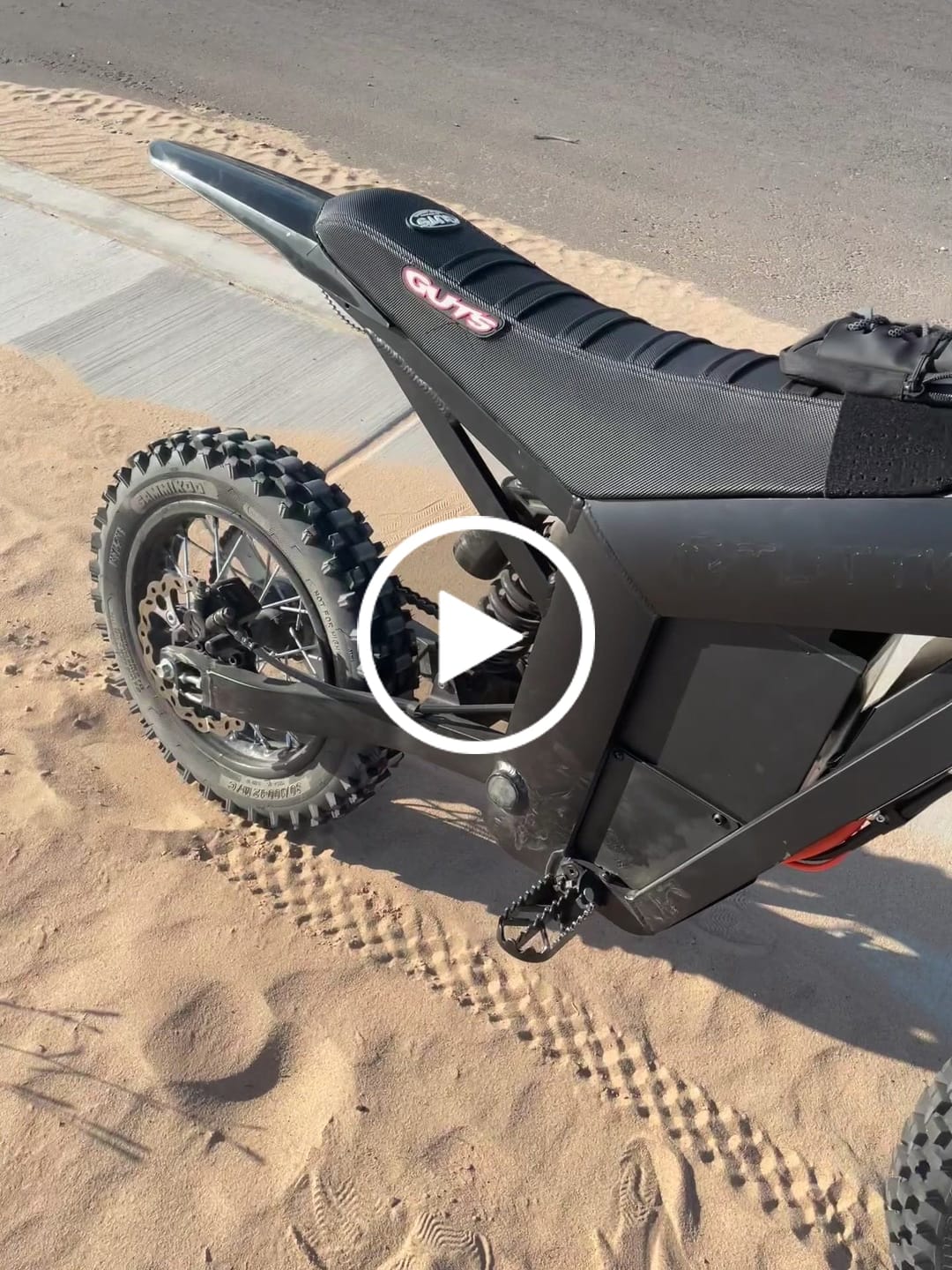 Customer video review of Glossy Motocutz Style Front Plate