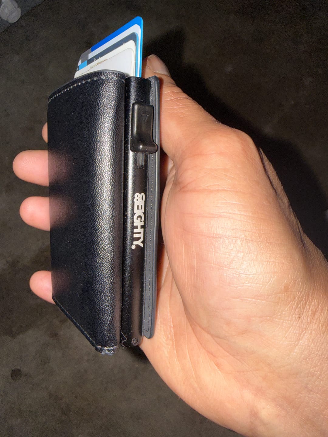 Customer photo review of 80Eighty® Onyx Wallet