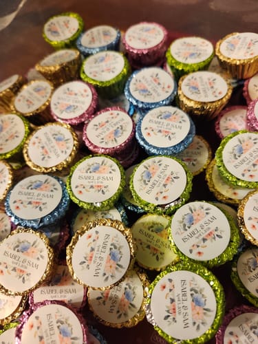 Customer photo review of Custom Round Stickers