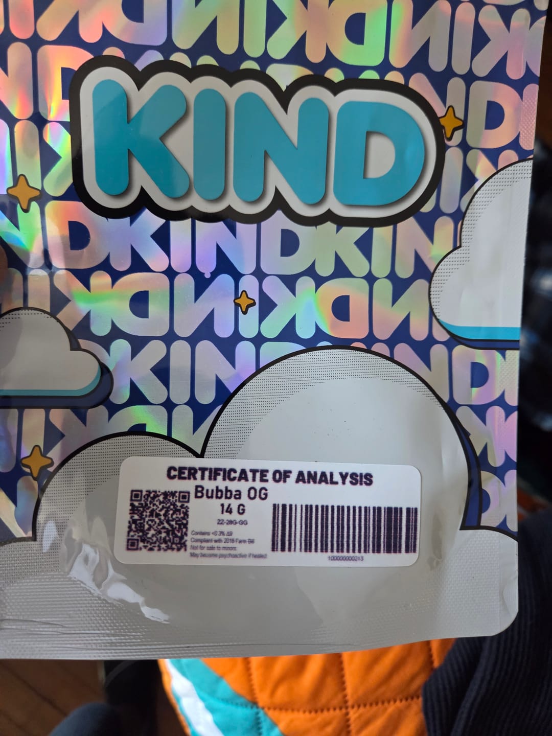 Customer photo review of Bubba OG - 14 Grams - Indica