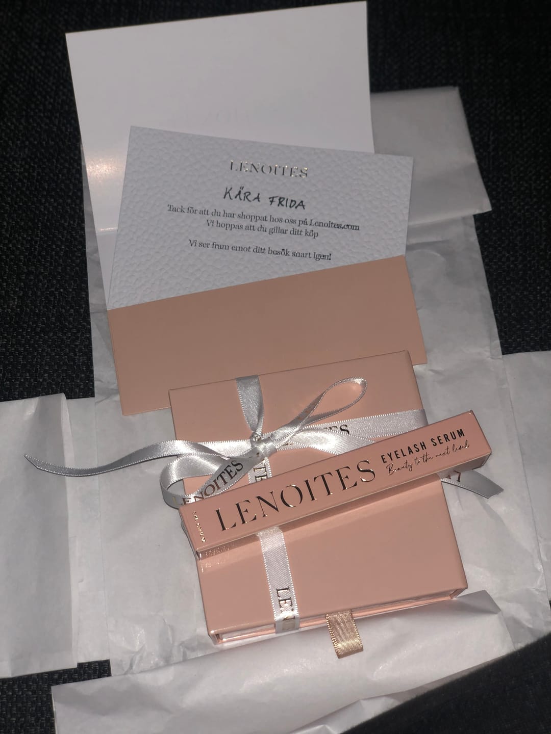 Customer photo review of Eyelash Growth Serum