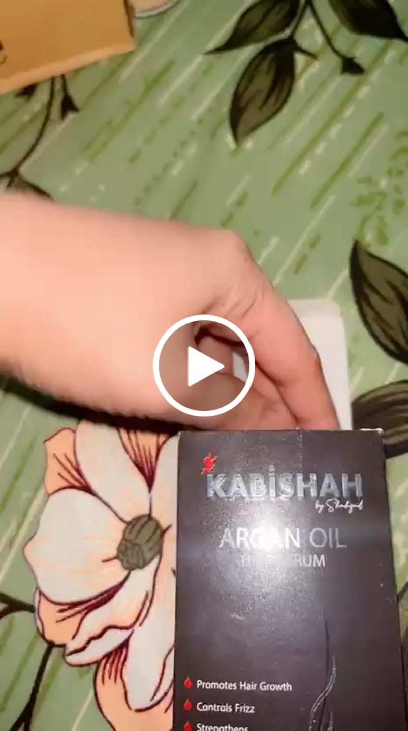 Customer video review of Argan Oil Hair Serum