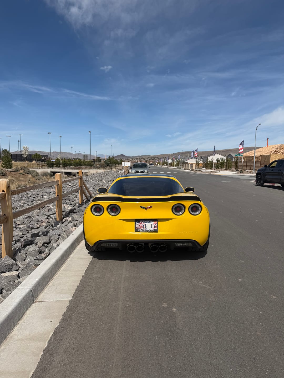 Customer photo review of Corvette C6 ZR1 Extended Rear Trunk Spoiler