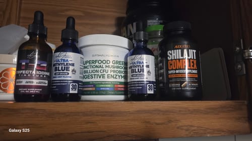 Customer photo review of Ultra Methylene Blue - Fresh Mint Flavor (50mL) (30 Servings)