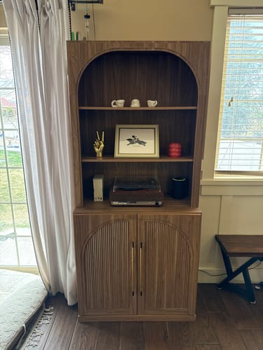 Customer photo review of Jagger 72" Tall Bookcase Cabinet