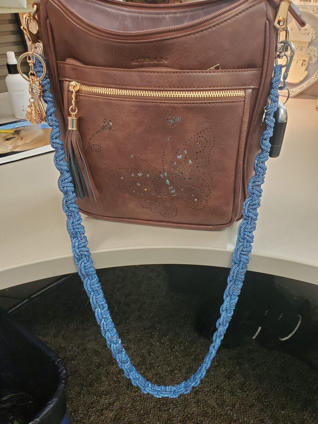 Customer photo review of PETITE CROWN STRAP - Denim Diamonds
