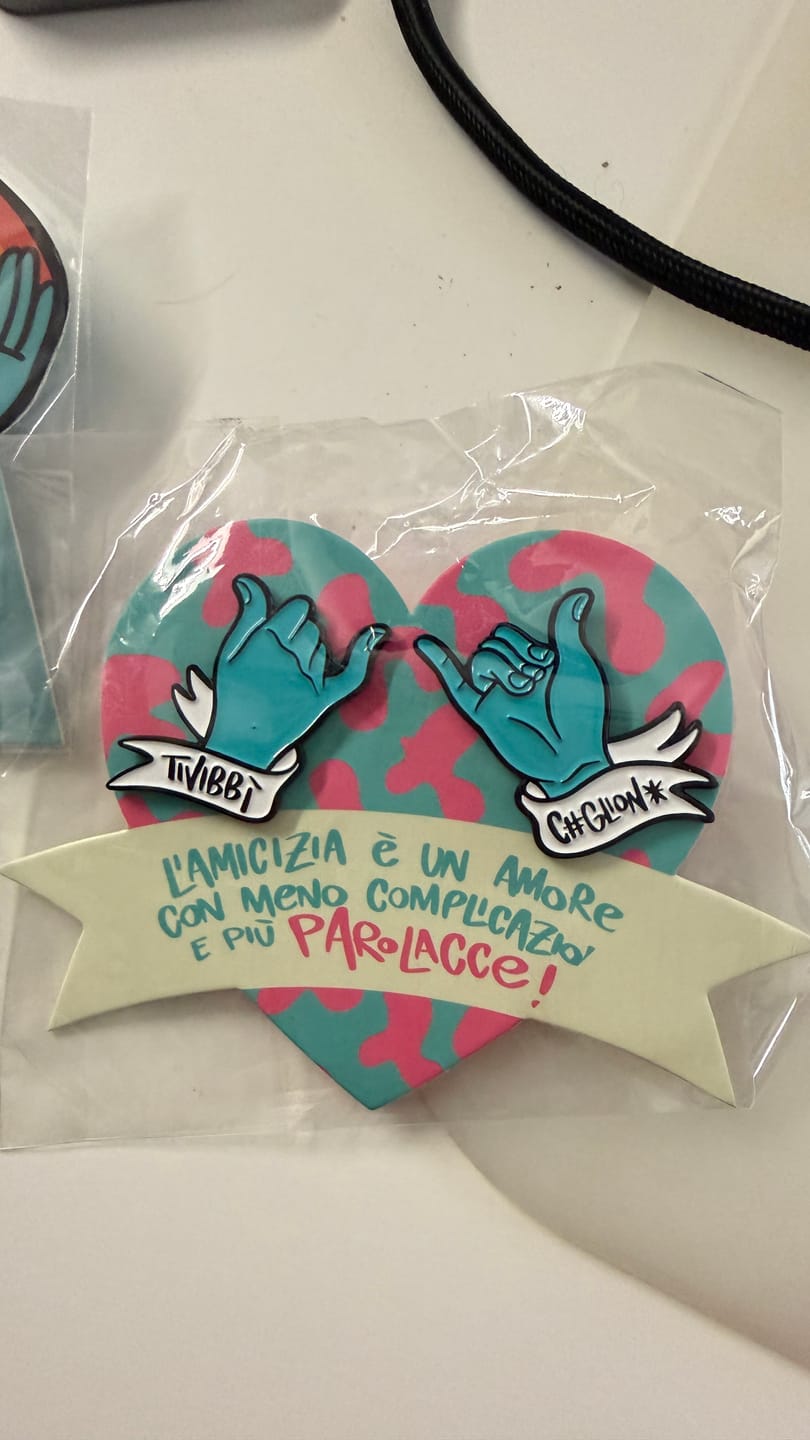 Customer photo review of Spille di coppia "Amicizia"