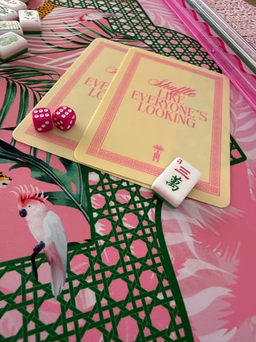 Customer photo review of Dice & Velvet Pouch