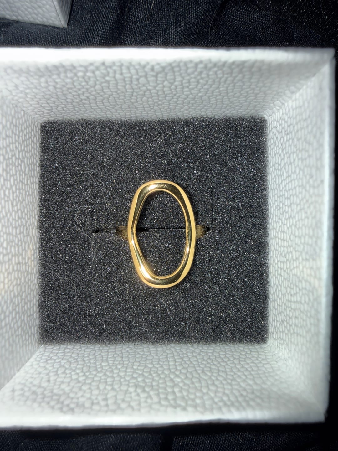 Customer photo review of Carolina Ring | 18K vergoldet