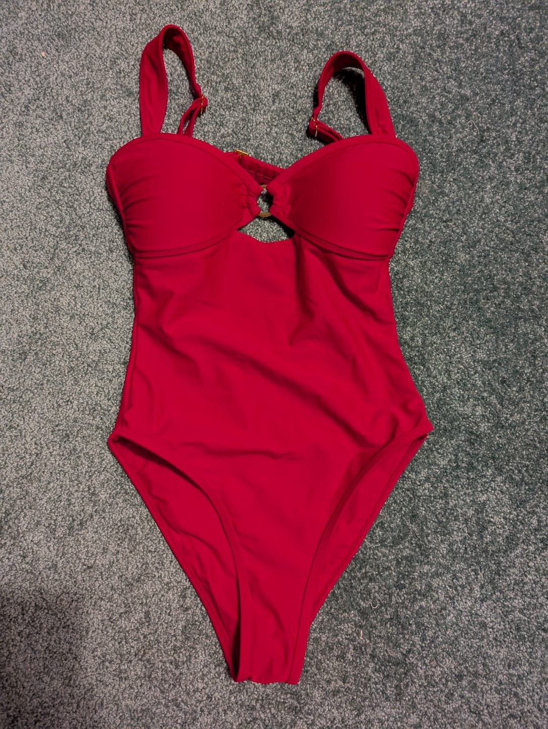 Customer photo review of BRIDGET-ONEPIECE Scarlet Red Princess One Piece