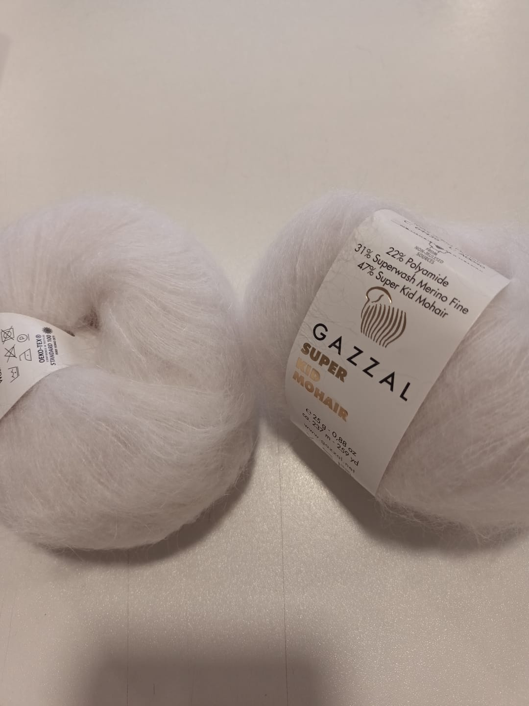 Customer photo review of Gazzal Super Kid Mohair