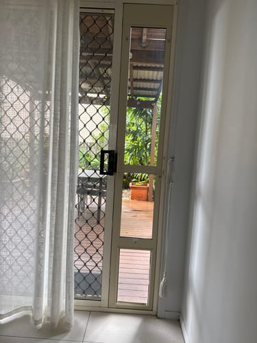 Customer photo review of Patio Pet Door Insert