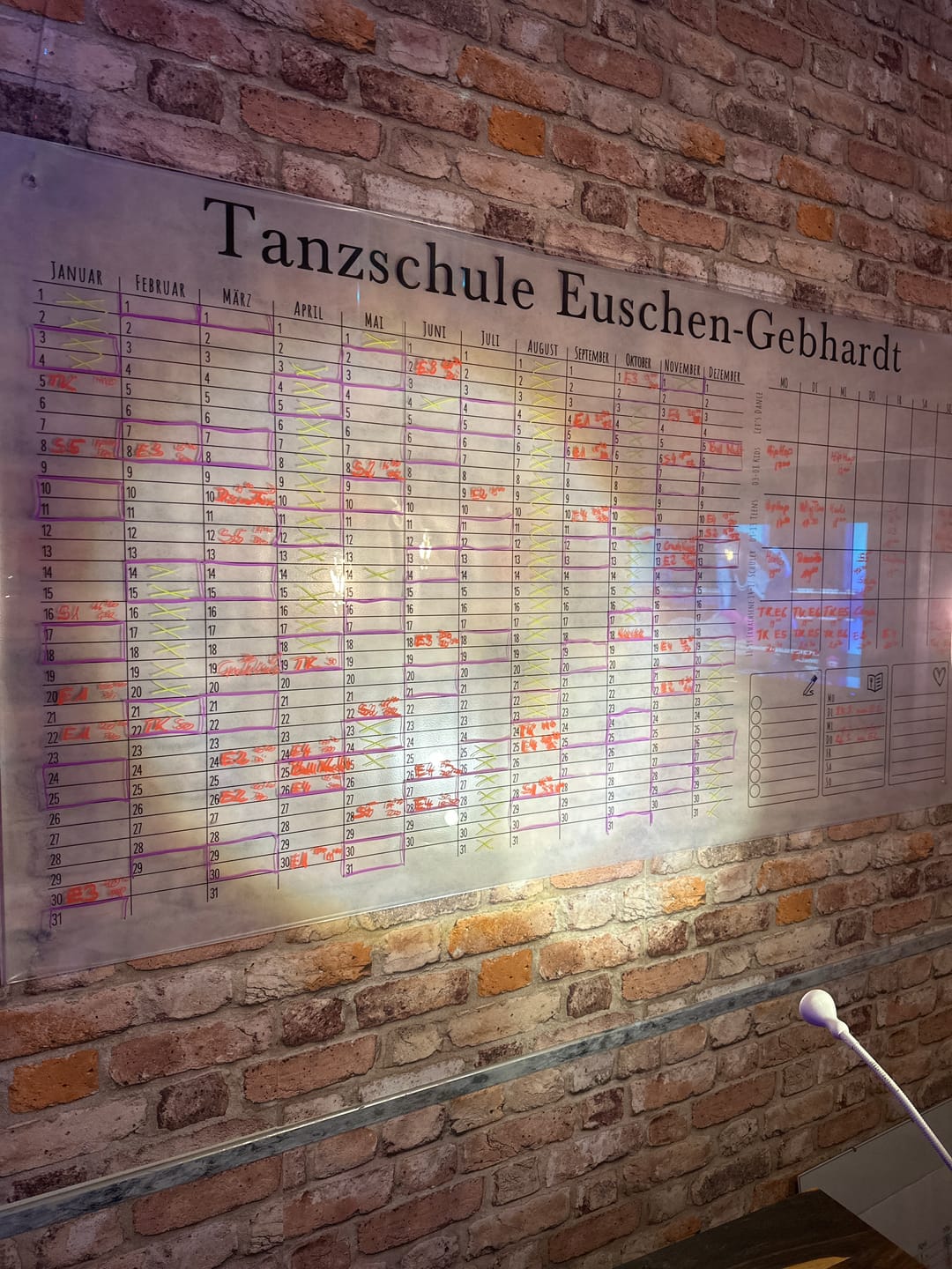 Customer photo review of Vielseitiger Jahreskalender @freiraum_ordnung