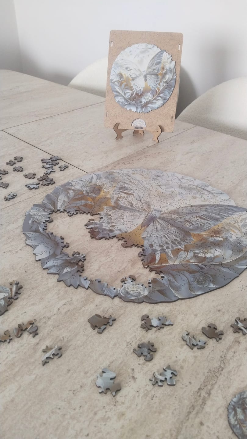 Customer photo review of Papillon - Ahşap Puzzle