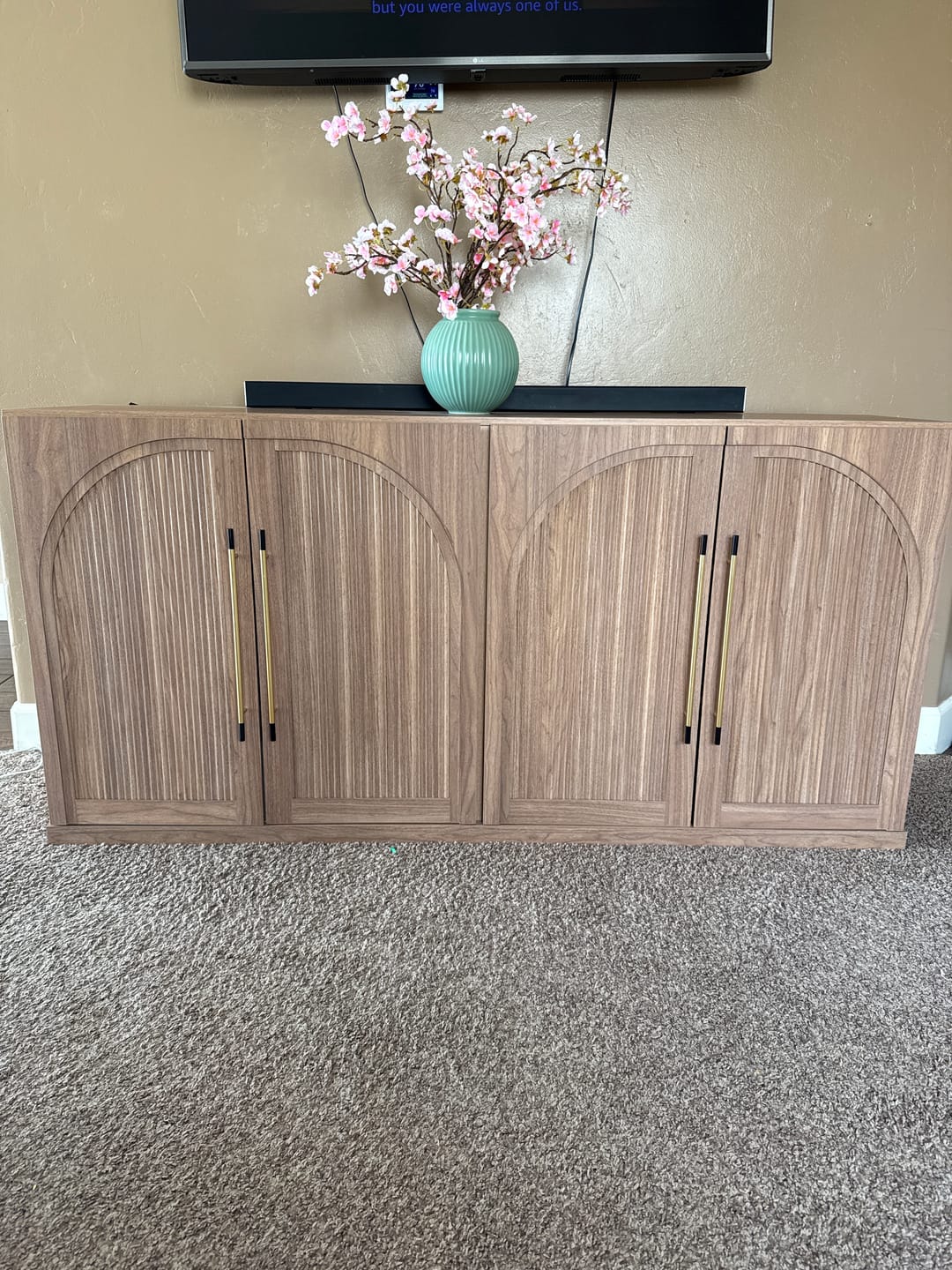 Customer photo review of Jagger 65" Double-Arc Wood Door Sideboard