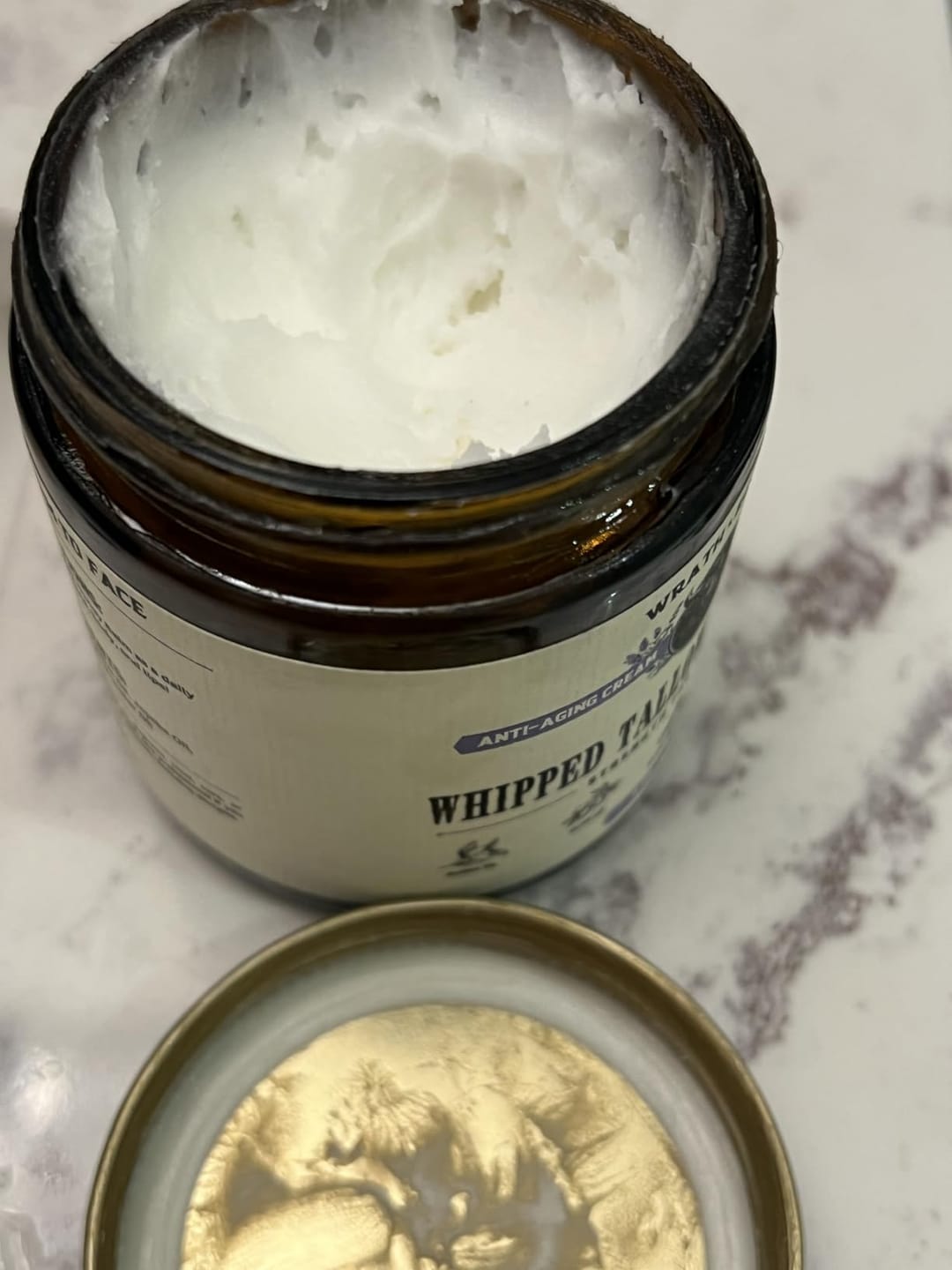 Customer photo review of Whipped Tallow & Honey Balm
