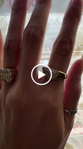 Customer video review of Blessed Stainless Steel Ring