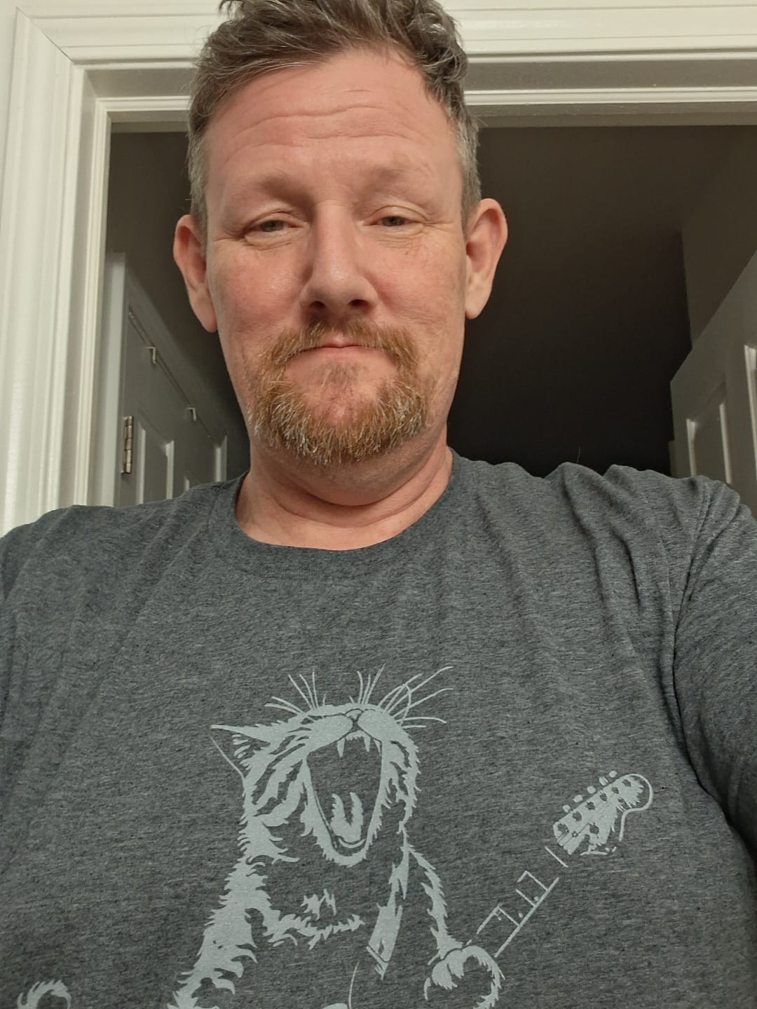 Customer photo review of Rock Kitty T-Shirt