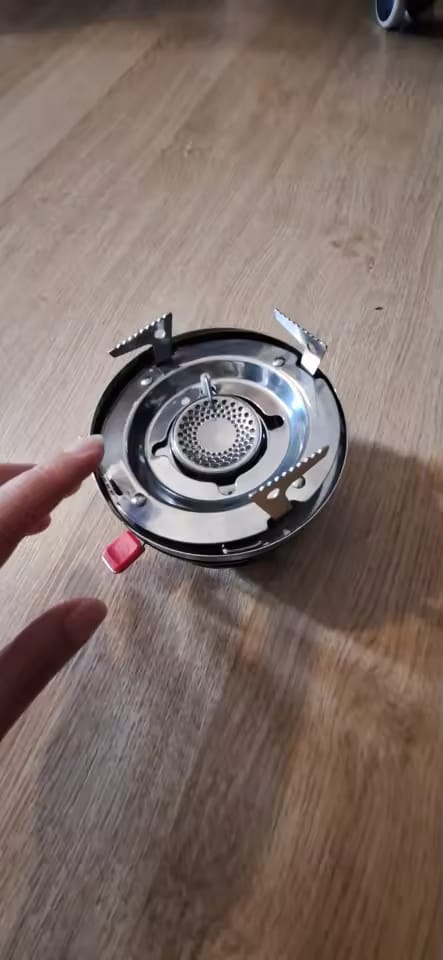Customer photo review of Portable 1.4L Camping Stove & Pot Cooking System