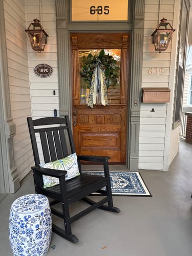 Customer photo review of Sunny Veranda Wreath Ribbon