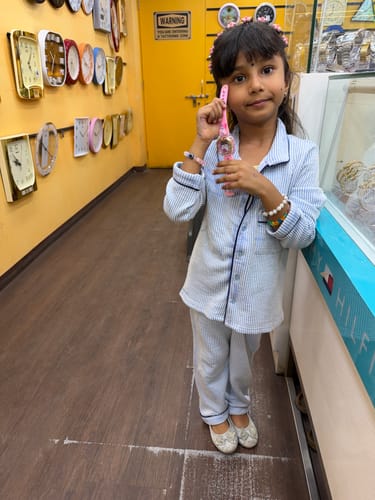 Customer photo review of Blue Stripes