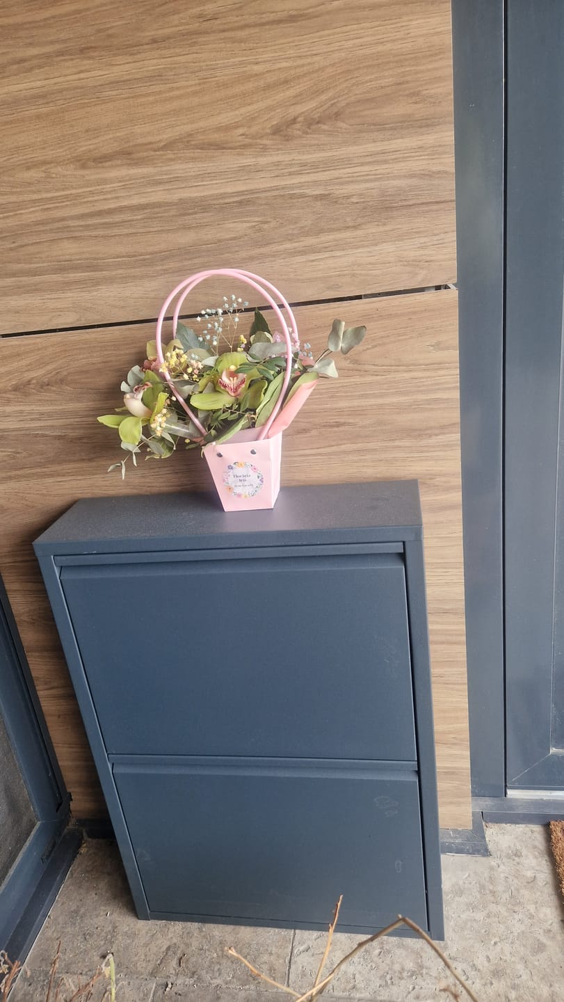 Customer photo review of Pantofar FLY, gri antracit, metal, 50x15x71 cm
