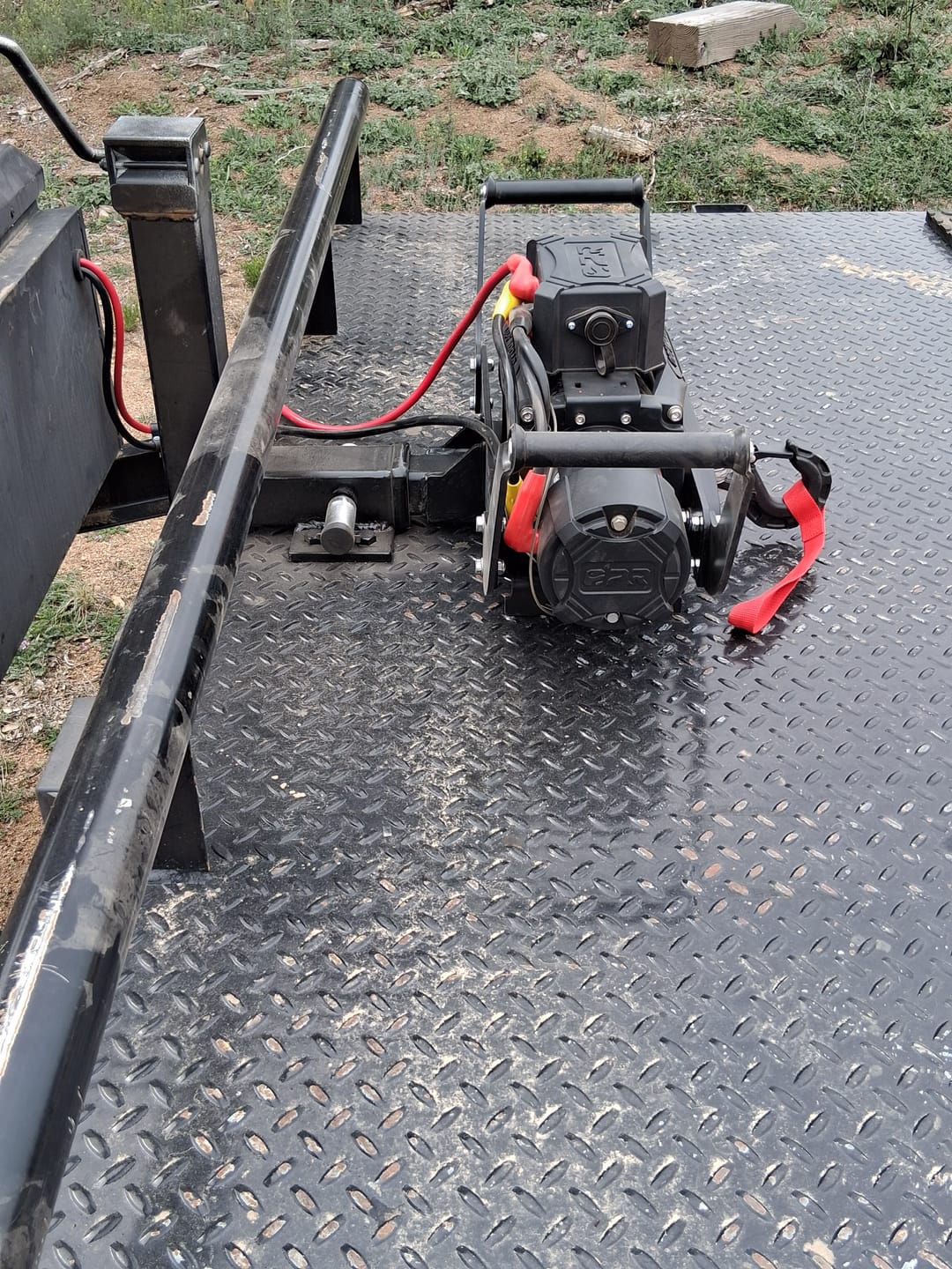 Customer photo review of OPENROAD 13,500lbs electric winch with Synthetic Rope - Panther Series 3S