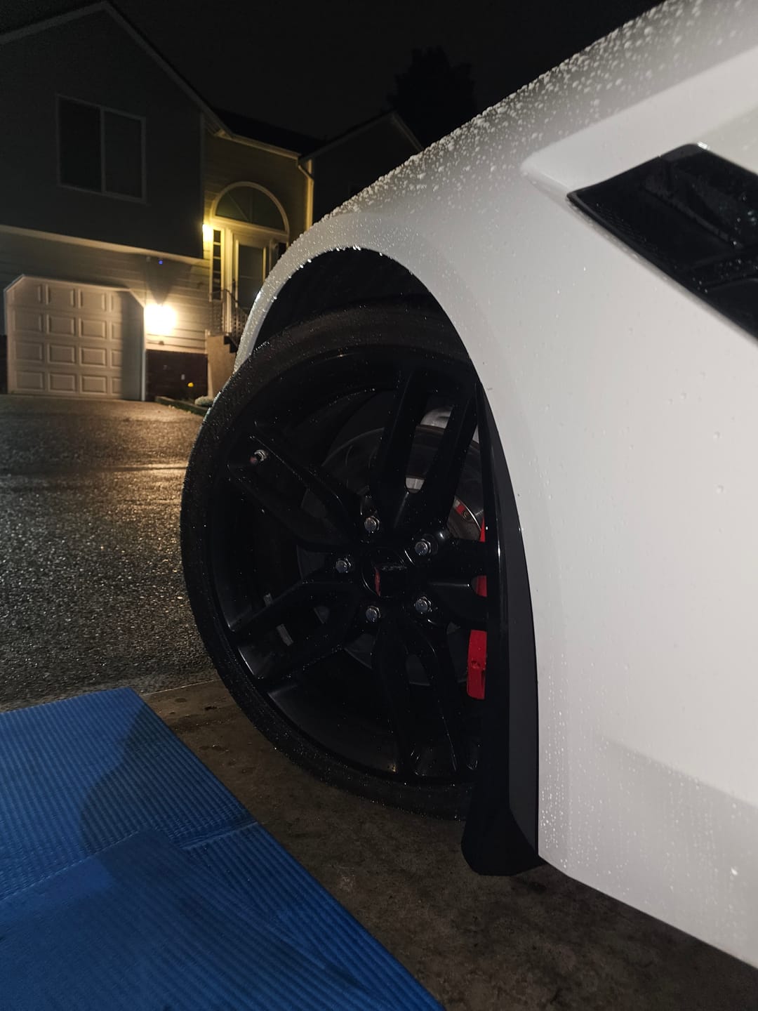 Customer photo review of Corvette C7 Extended Front & Rear Splash Guards