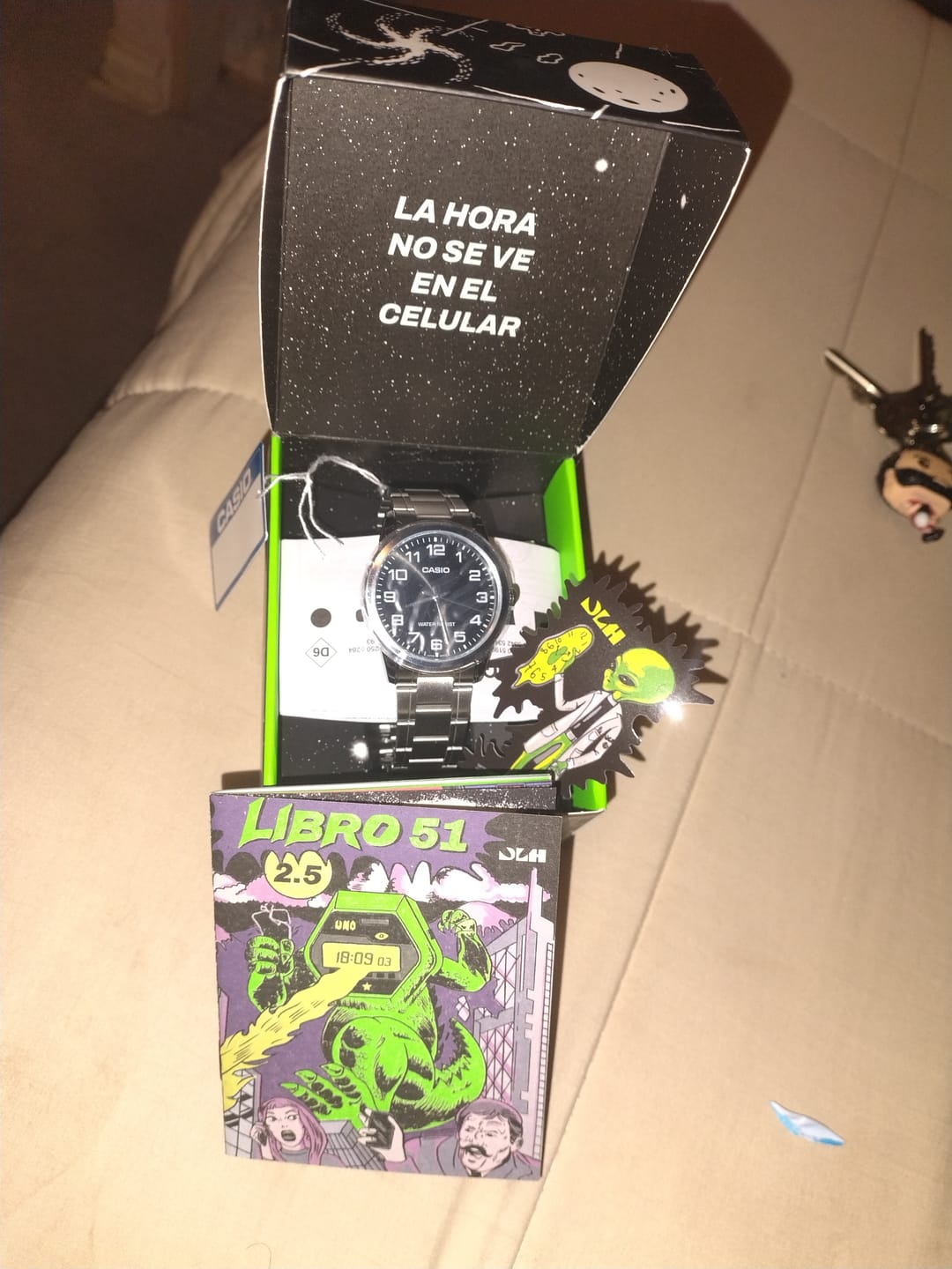 Customer photo review of Reloj Casio Análogo MTP-V001D-1B Negro Correa de Acero