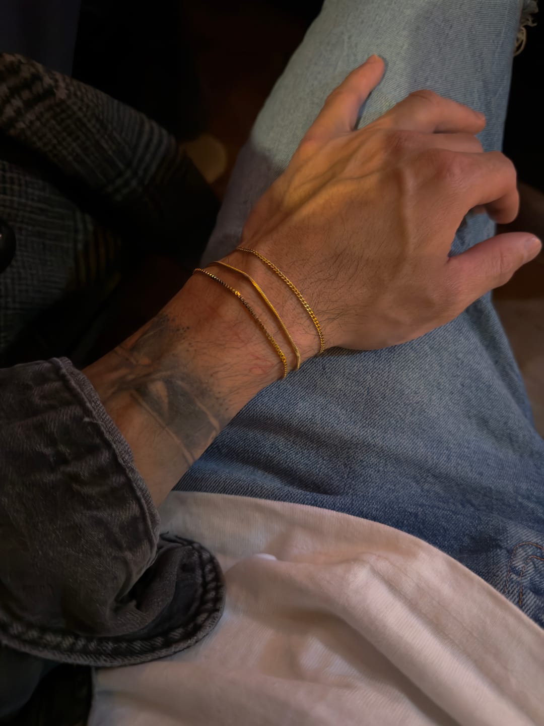 Customer photo review of Minimal Bracelet Stack