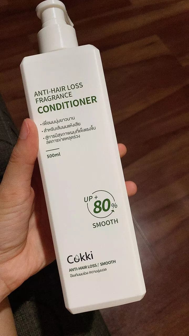 Customer photo review of Anti-Hair Loss Fragrance Conditioner 500ml