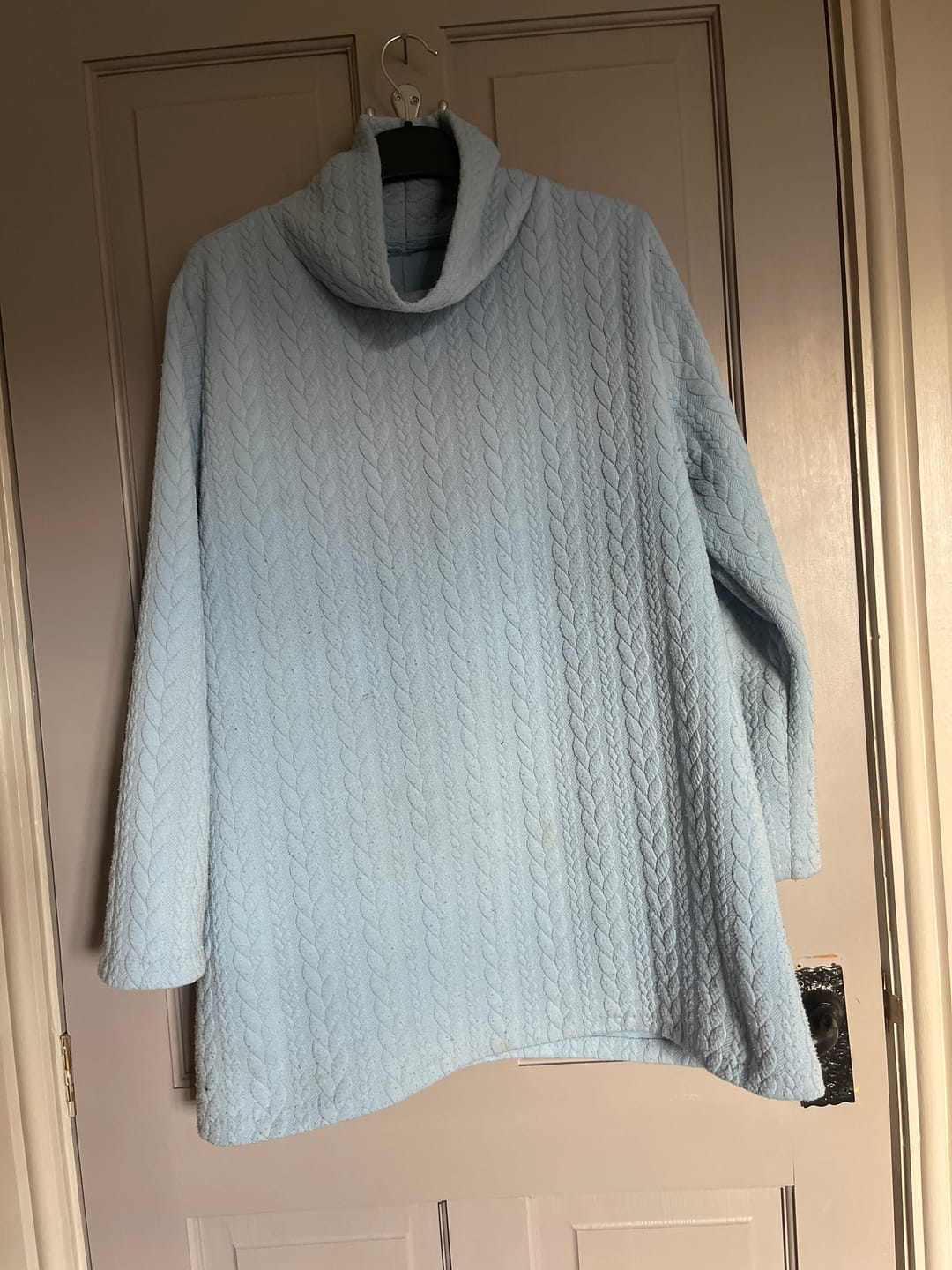Customer photo review of Cable Knit Jersey Fabric