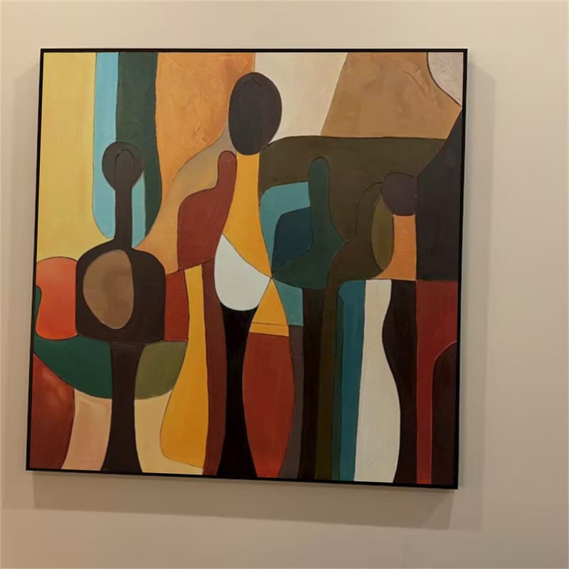 Customer photo review of Abstract Canvas Wall Art #AP291
