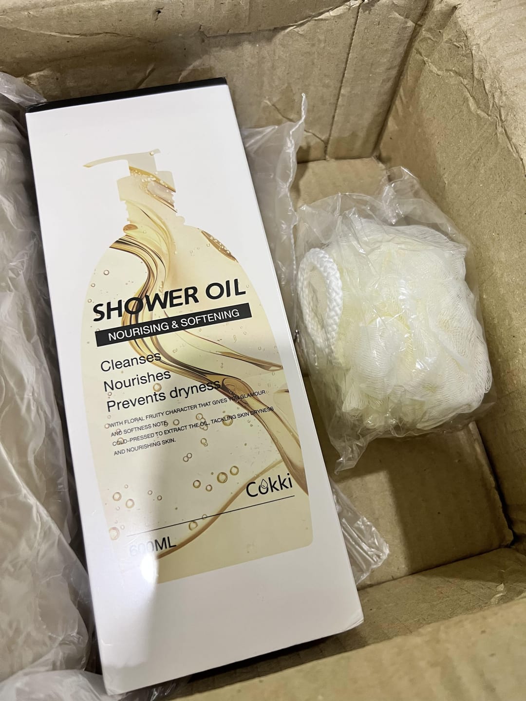 Customer photo review of Shower Oil 600ml