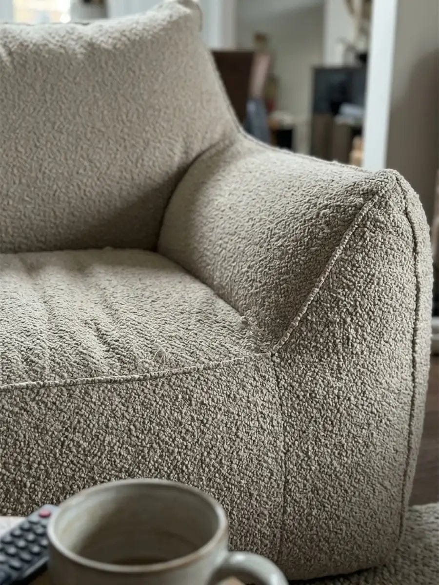 Customer photo review of DODO BEAN BAG - BOUCLE OAT