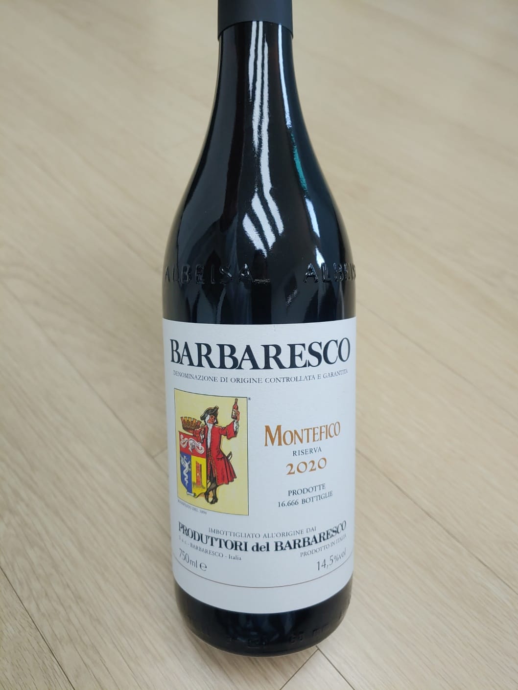 Customer photo review of Produttori del Barbaresco Riserva Montefico 2020