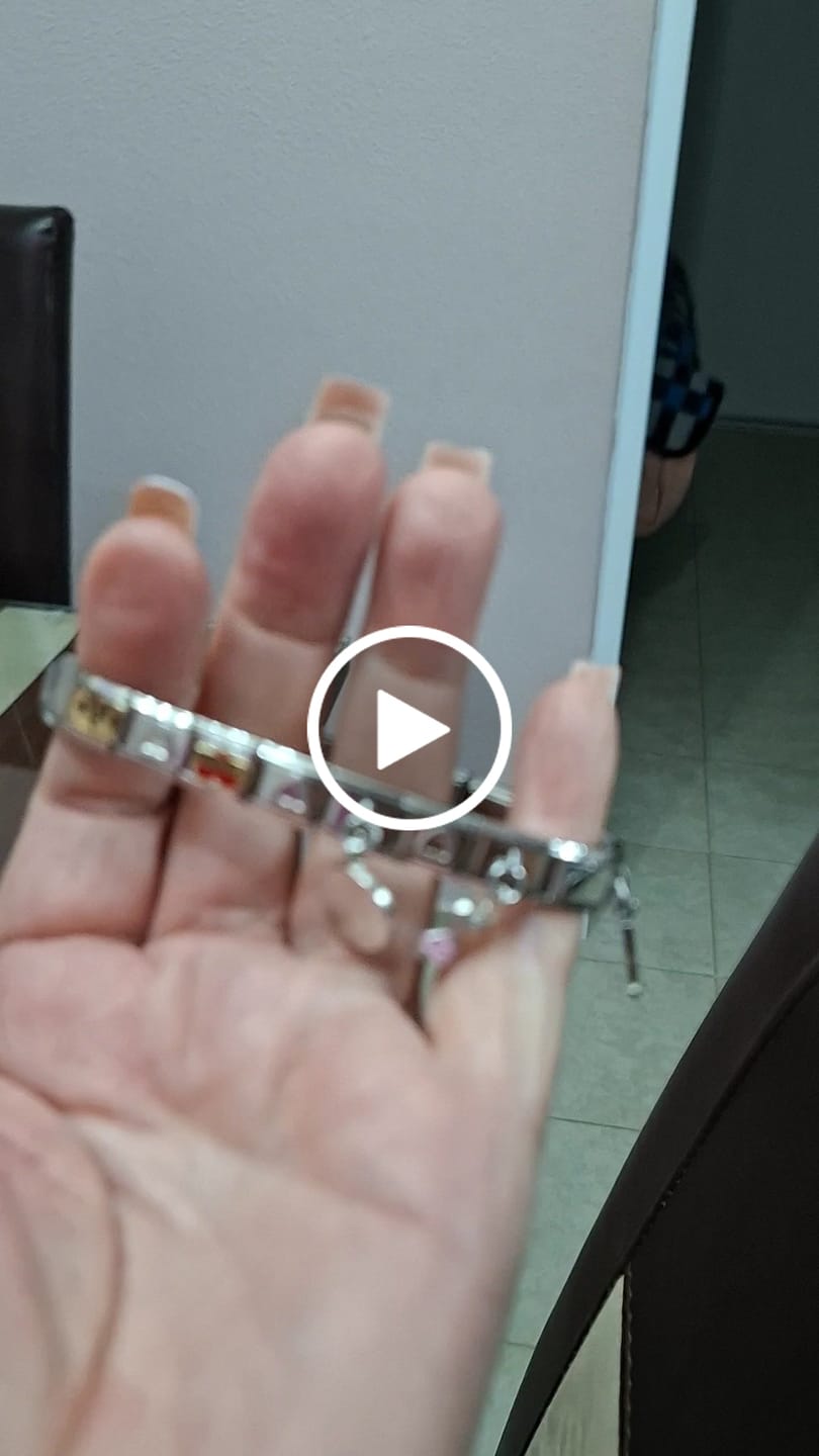 Customer video review of Pulsera Italiana Clásica para Charms