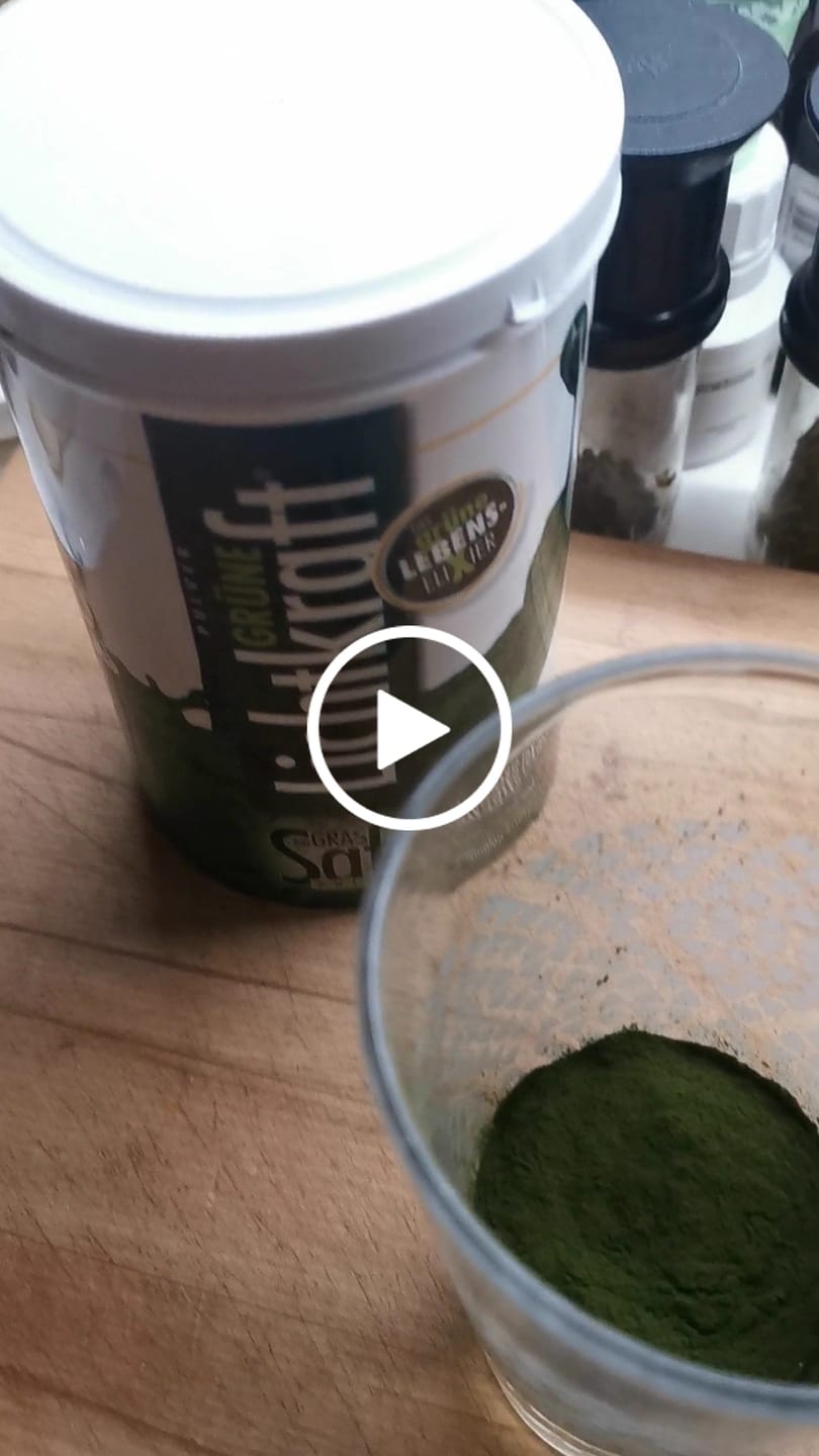 Customer video review of Gerstengrassaftpulver Bio "Grüne Lichtkraft"