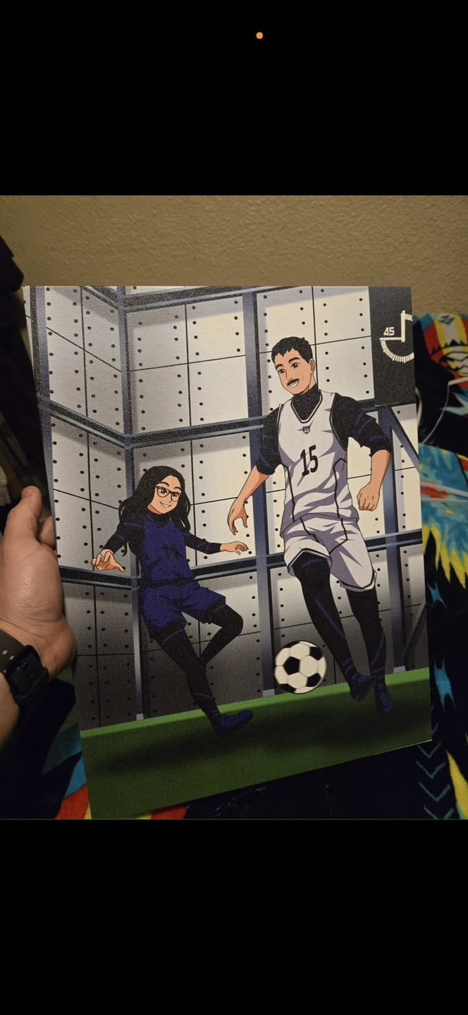 Customer photo review of Custom Anime Portrait (ANY ANIME)