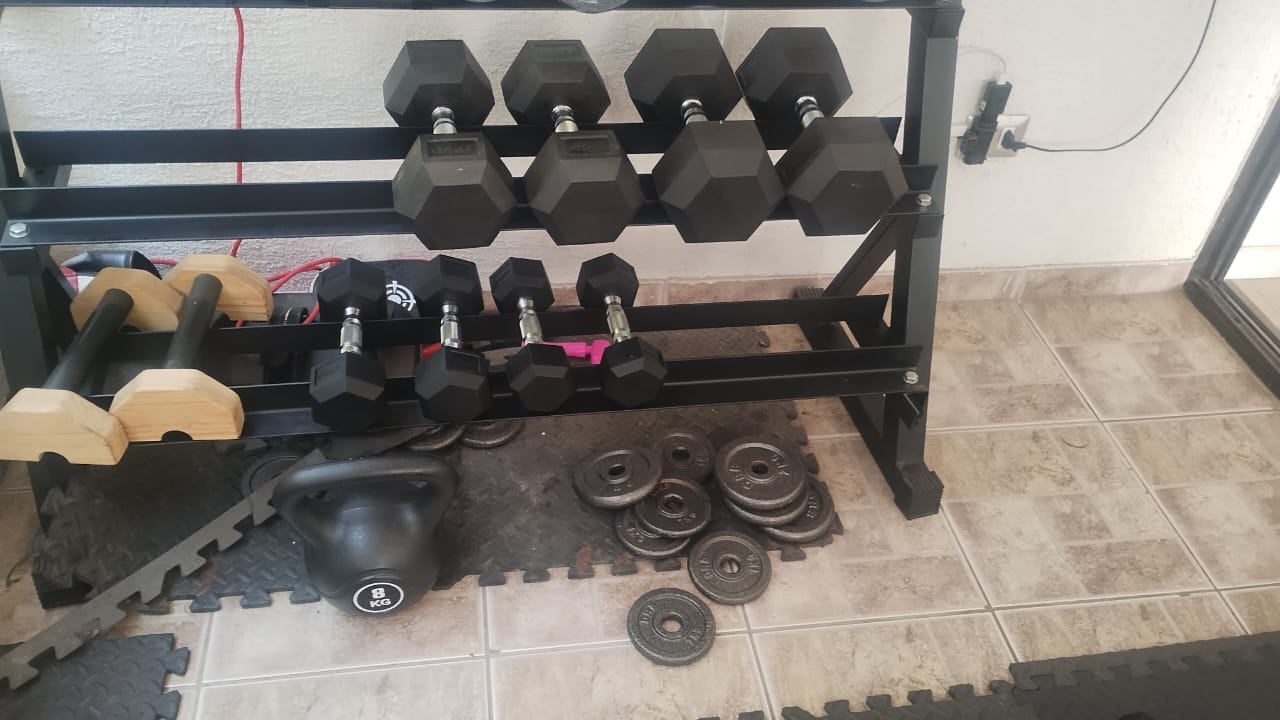 Customer photo review of Mancuerna Hexagonal (2.5 a 50 kg) IRONSIDE