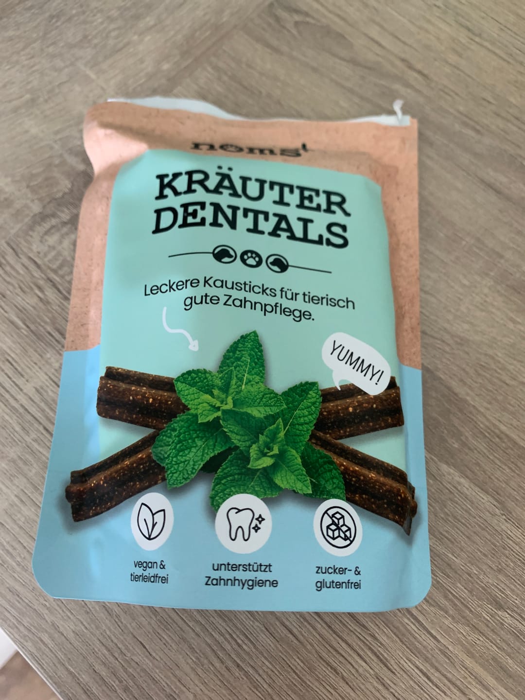 Customer photo review of Kräuter Dentals für Hunde zur Zahn- und Darmpflege (150g)