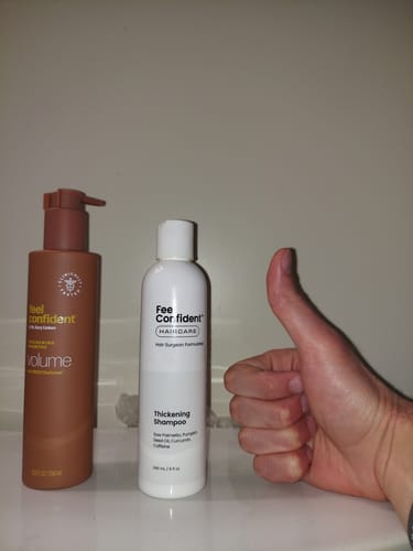 Customer photo review of Thickening Shampoo