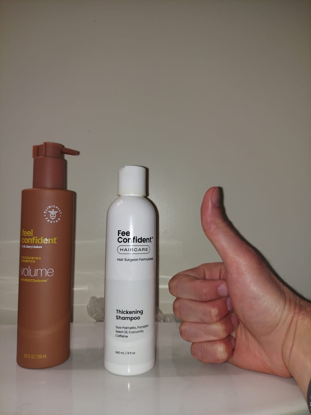 Customer photo review of Thickening Shampoo