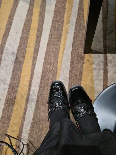 Customer photo review of Original Dark Gothic Lolita Shoes